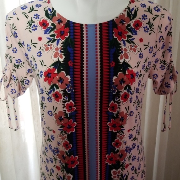 ROZ & ALI Ladies Floral Dress In Petite Small - Picture 2 of 7